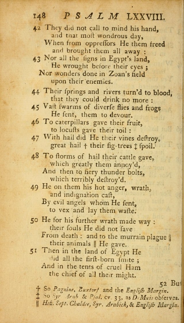 The Psalms, Hymns and Spiritual Songs of the Old and New Testament, faithully translated into English metre: being the New England Psalm Book (Rev. and Improved) page 148