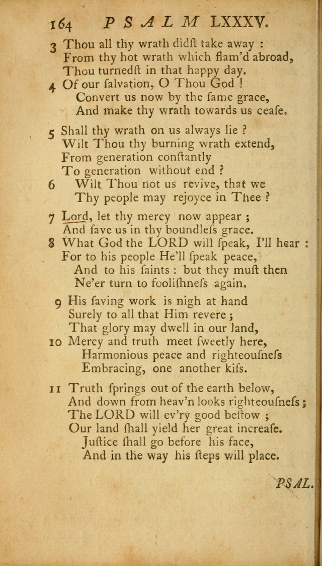 The Psalms, Hymns and Spiritual Songs of the Old and New Testament, faithully translated into English metre: being the New England Psalm Book (Rev. and Improved) page 164