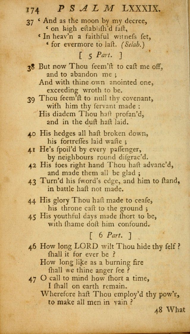 The Psalms, Hymns and Spiritual Songs of the Old and New Testament, faithully translated into English metre: being the New England Psalm Book (Rev. and Improved) page 174