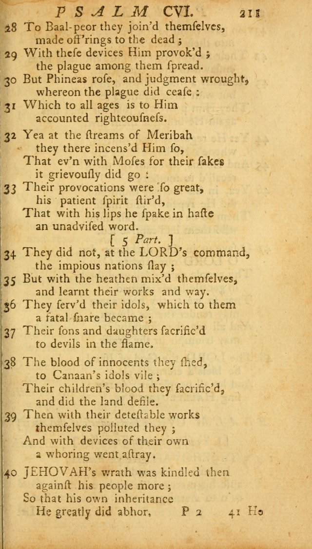 The Psalms, Hymns and Spiritual Songs of the Old and New Testament, faithully translated into English metre: being the New England Psalm Book (Rev. and Improved) page 211