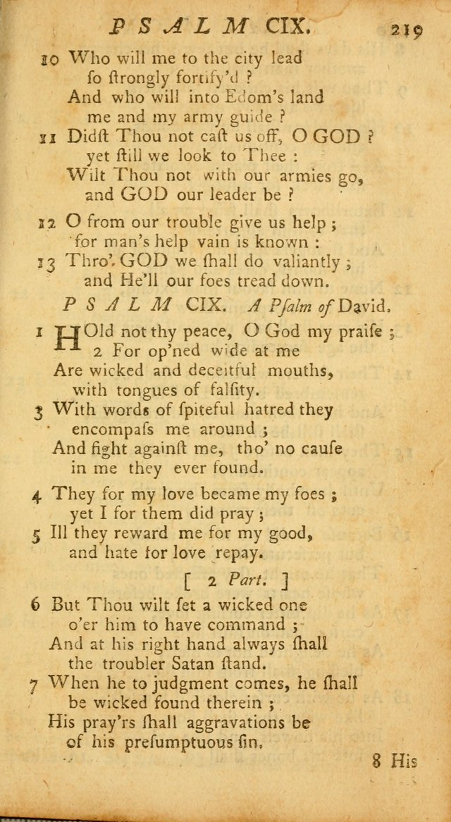 The Psalms, Hymns and Spiritual Songs of the Old and New Testament, faithully translated into English metre: being the New England Psalm Book (Rev. and Improved) page 219