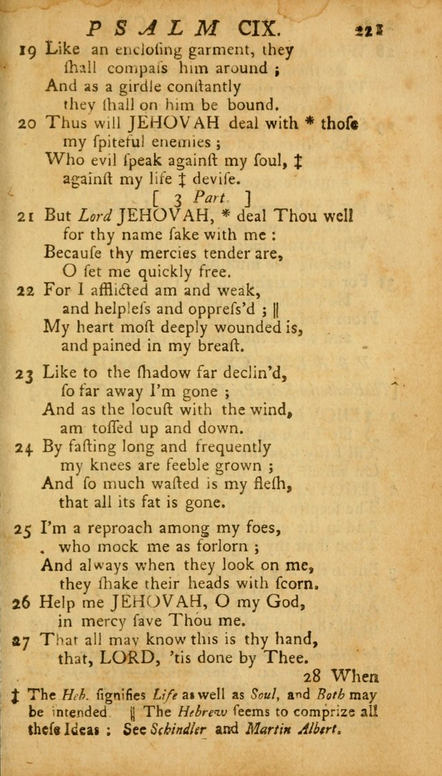 The Psalms, Hymns and Spiritual Songs of the Old and New Testament, faithully translated into English metre: being the New England Psalm Book (Rev. and Improved) page 221