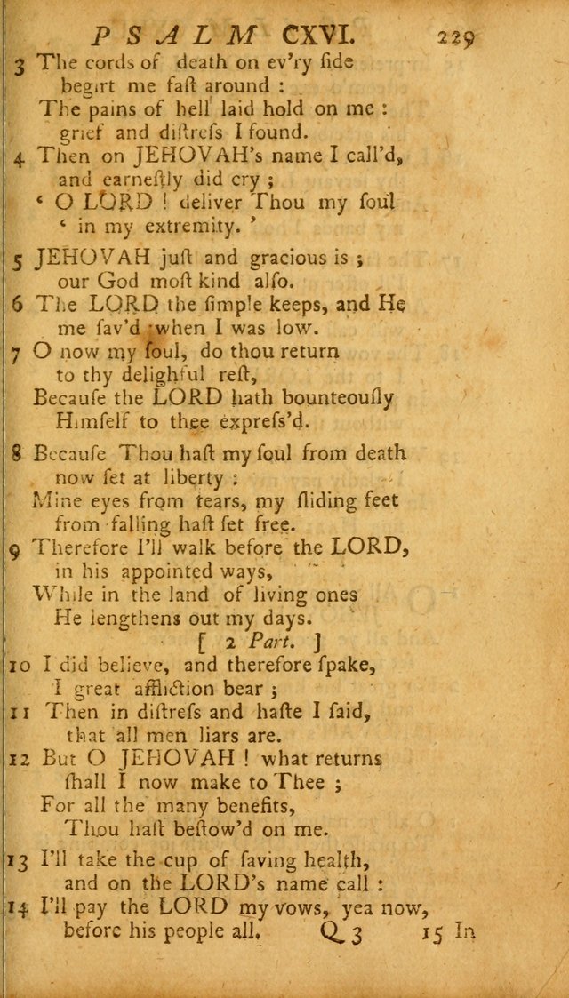 The Psalms, Hymns and Spiritual Songs of the Old and New Testament, faithully translated into English metre: being the New England Psalm Book (Rev. and Improved) page 229