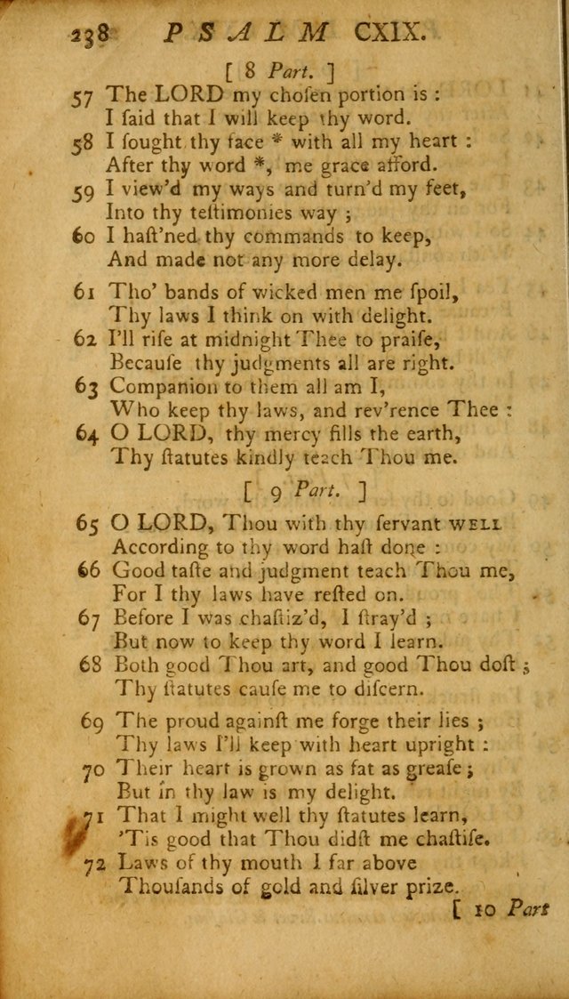 The Psalms, Hymns and Spiritual Songs of the Old and New Testament, faithully translated into English metre: being the New England Psalm Book (Rev. and Improved) page 238