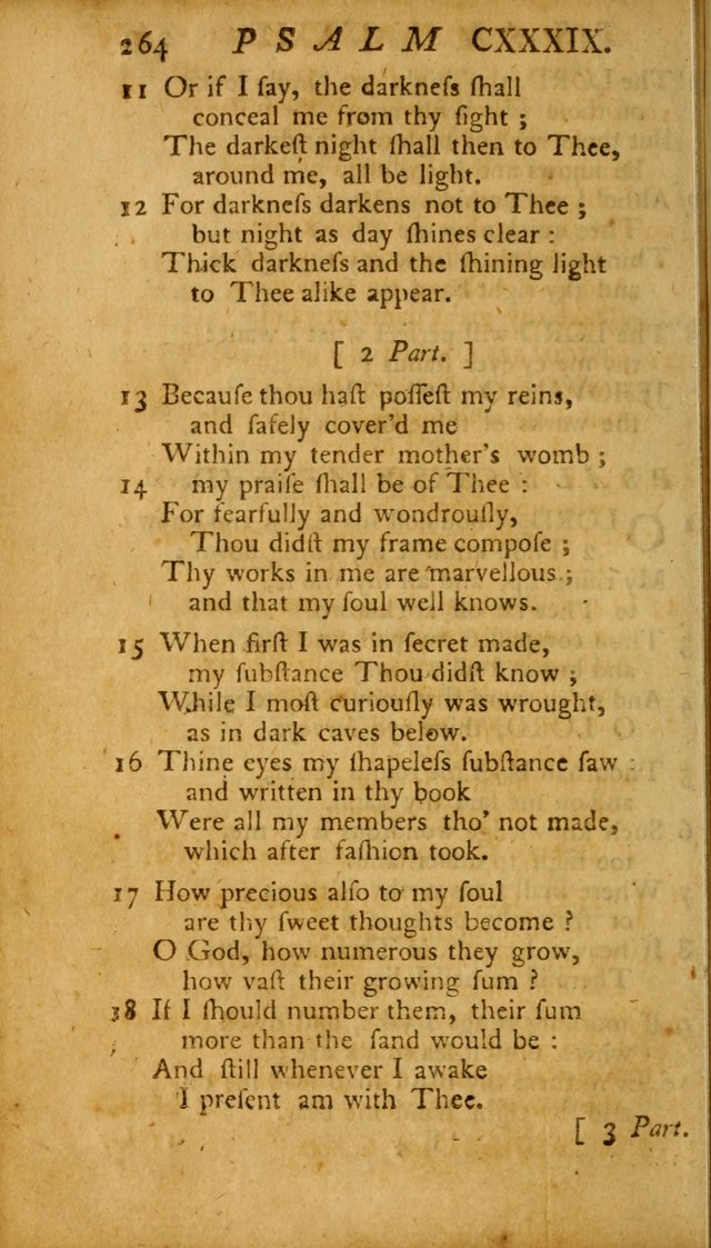 The Psalms, Hymns and Spiritual Songs of the Old and New Testament, faithully translated into English metre: being the New England Psalm Book (Rev. and Improved) page 264