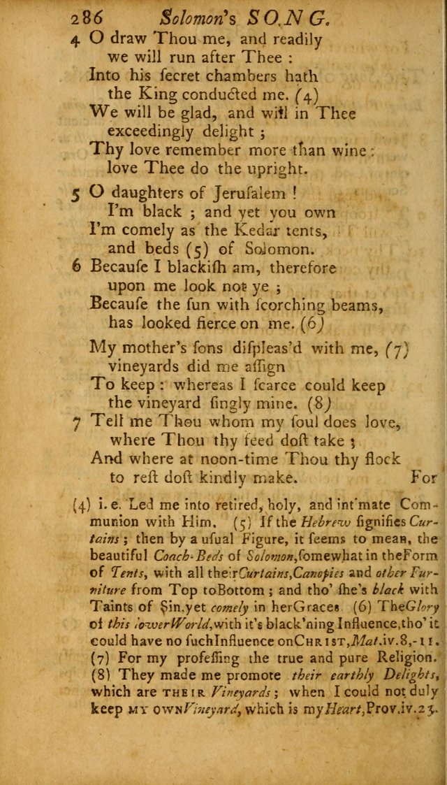 The Psalms, Hymns and Spiritual Songs of the Old and New Testament, faithully translated into English metre: being the New England Psalm Book (Rev. and Improved) page 286