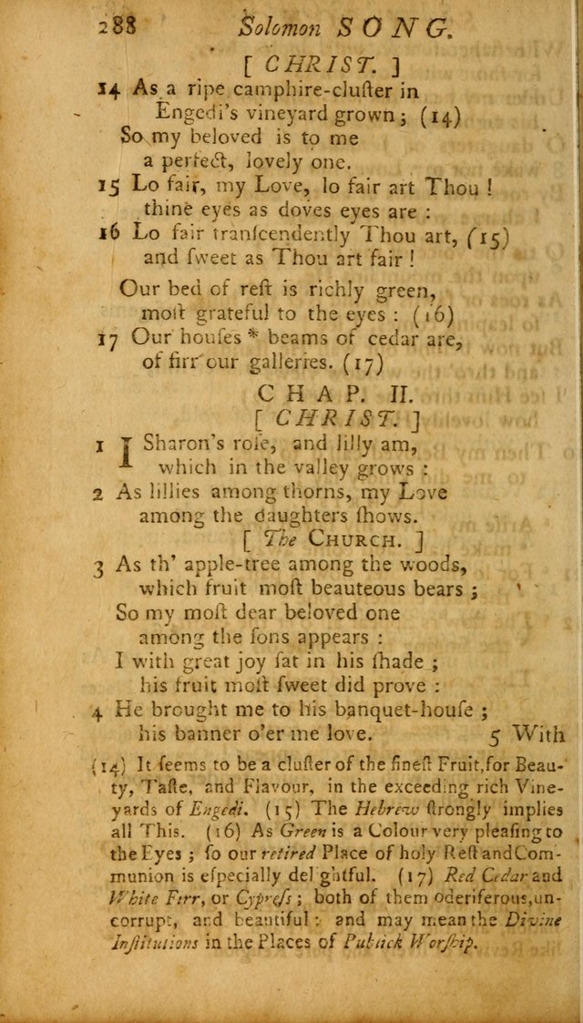 The Psalms, Hymns and Spiritual Songs of the Old and New Testament, faithully translated into English metre: being the New England Psalm Book (Rev. and Improved) page 288