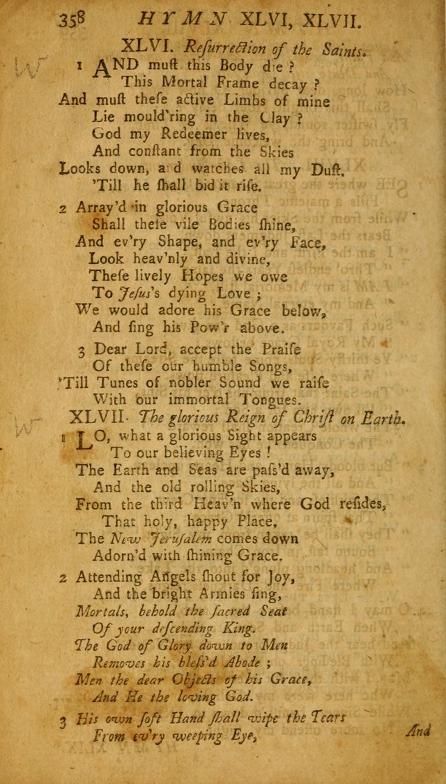 The Psalms, Hymns and Spiritual Songs of the Old and New Testament, faithully translated into English metre: being the New England Psalm Book (Rev. and Improved) page 358