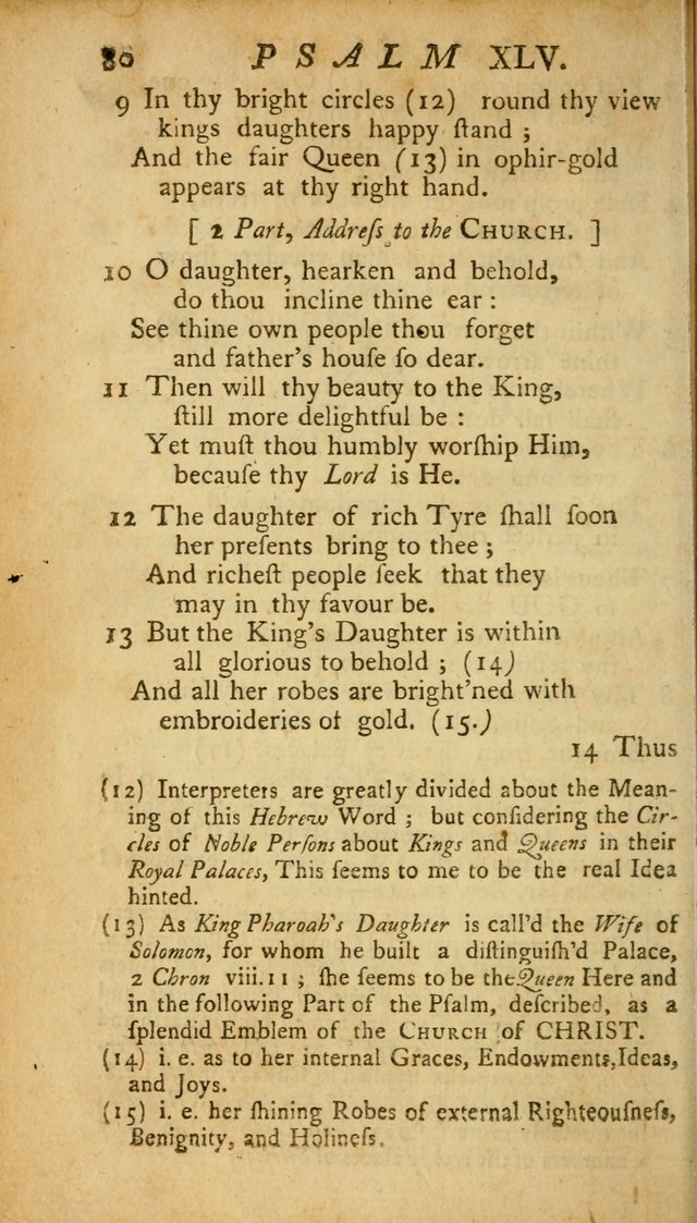 The Psalms, Hymns and Spiritual Songs of the Old and New Testament, faithully translated into English metre: being the New England Psalm Book (Rev. and Improved) page 80