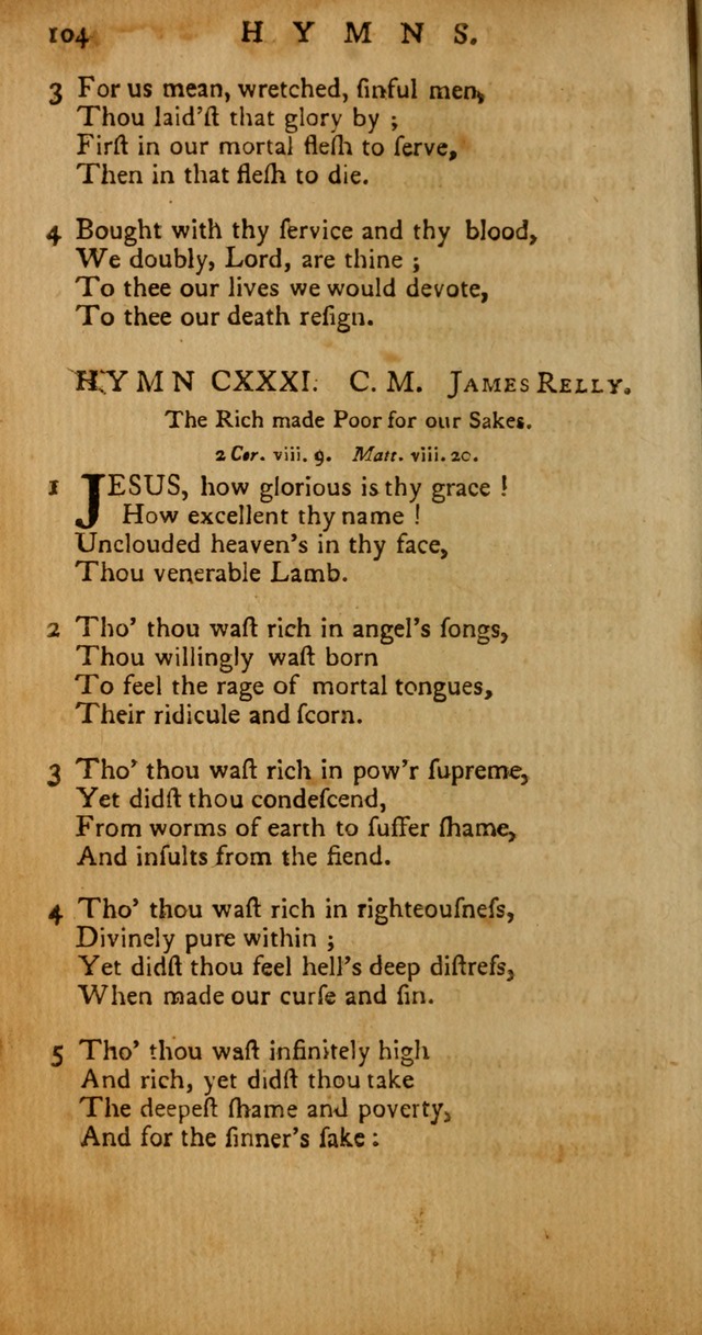 Psalms, Hymns and Spiritual Songs: selected and original, designed for the use of the Church Universal in public and private devotion page 104