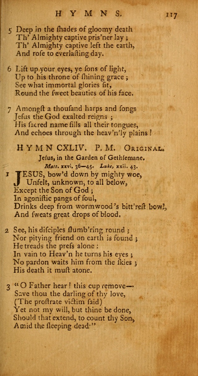 Psalms, Hymns and Spiritual Songs: selected and original, designed for the use of the Church Universal in public and private devotion page 117