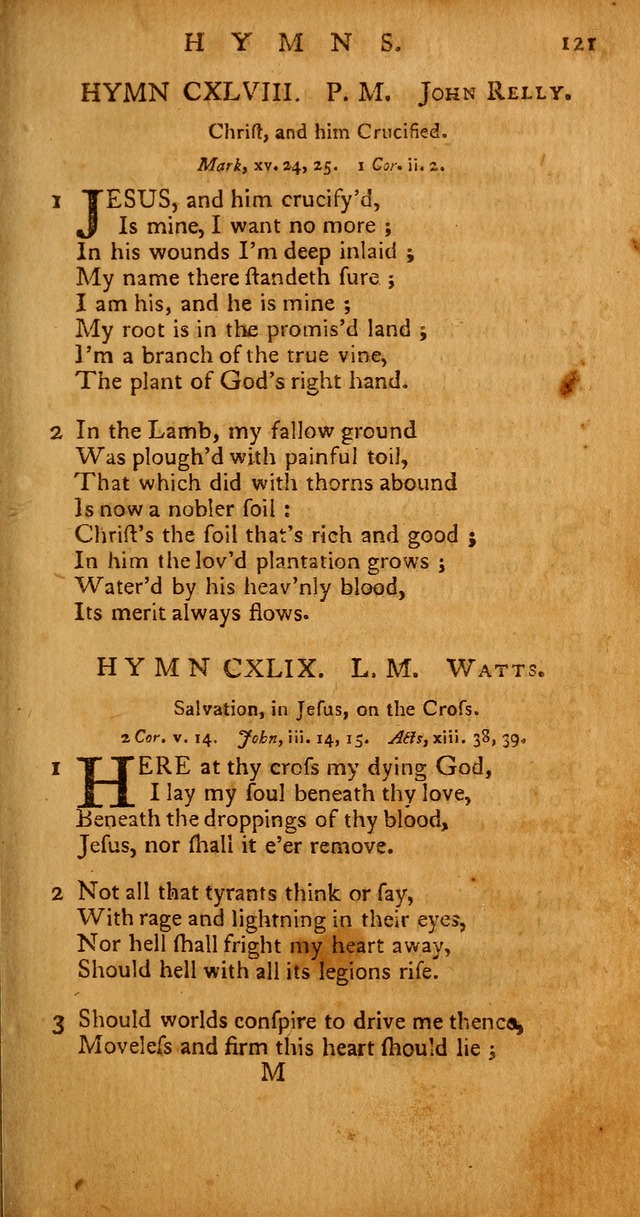 Psalms, Hymns and Spiritual Songs: selected and original, designed for the use of the Church Universal in public and private devotion page 121