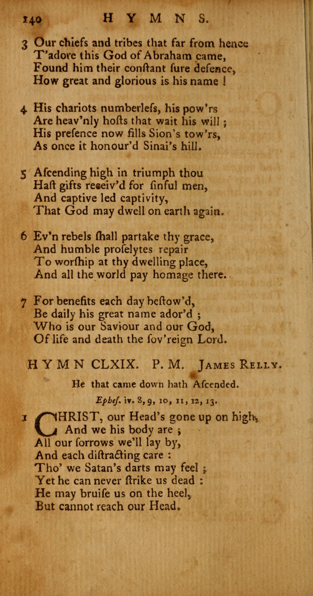 Psalms, Hymns and Spiritual Songs: selected and original, designed for the use of the Church Universal in public and private devotion page 140