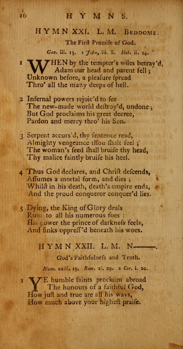 Psalms, Hymns and Spiritual Songs: selected and original, designed for the use of the Church Universal in public and private devotion page 16