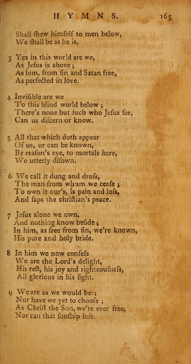 Psalms, Hymns and Spiritual Songs: selected and original, designed for the use of the Church Universal in public and private devotion page 165