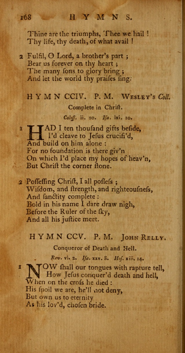 Psalms, Hymns and Spiritual Songs: selected and original, designed for the use of the Church Universal in public and private devotion page 168