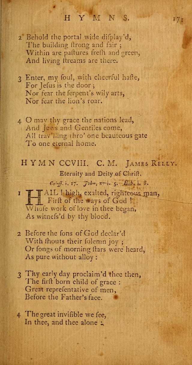 Psalms, Hymns and Spiritual Songs: selected and original, designed for the use of the Church Universal in public and private devotion page 171