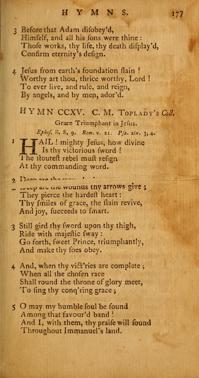 Psalms, Hymns and Spiritual Songs: selected and original, designed for the use of the Church Universal in public and private devotion page 177