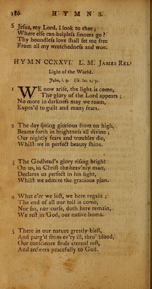 Psalms, Hymns and Spiritual Songs: selected and original, designed for the use of the Church Universal in public and private devotion page 186