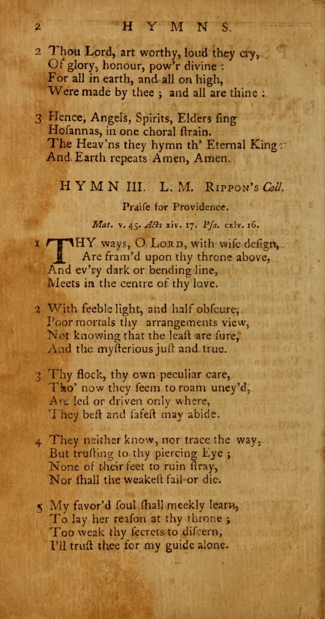 Psalms, Hymns and Spiritual Songs: selected and original, designed for the use of the Church Universal in public and private devotion page 2