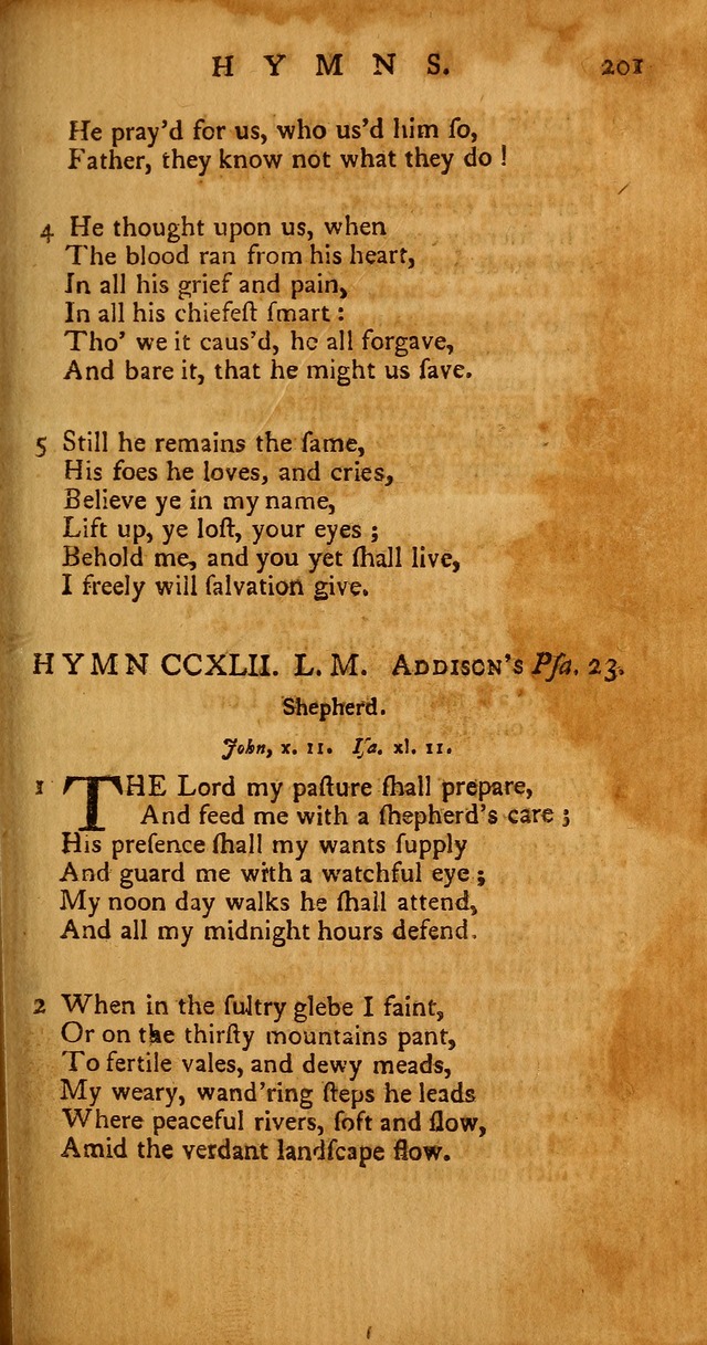 Psalms, Hymns and Spiritual Songs: selected and original, designed for the use of the Church Universal in public and private devotion page 201