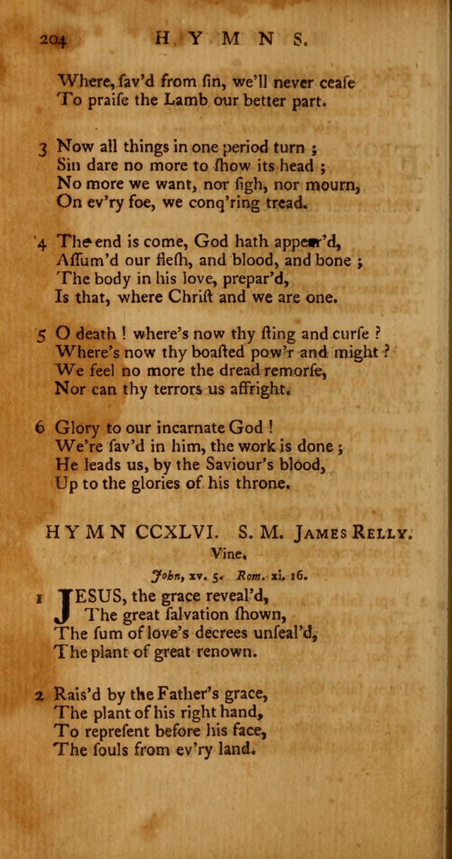 Psalms, Hymns and Spiritual Songs: selected and original, designed for the use of the Church Universal in public and private devotion page 204