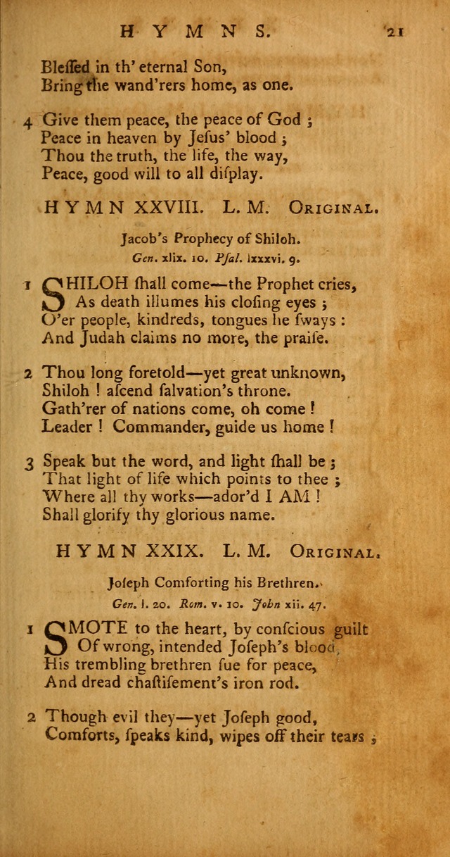 Psalms, Hymns and Spiritual Songs: selected and original, designed for the use of the Church Universal in public and private devotion page 21