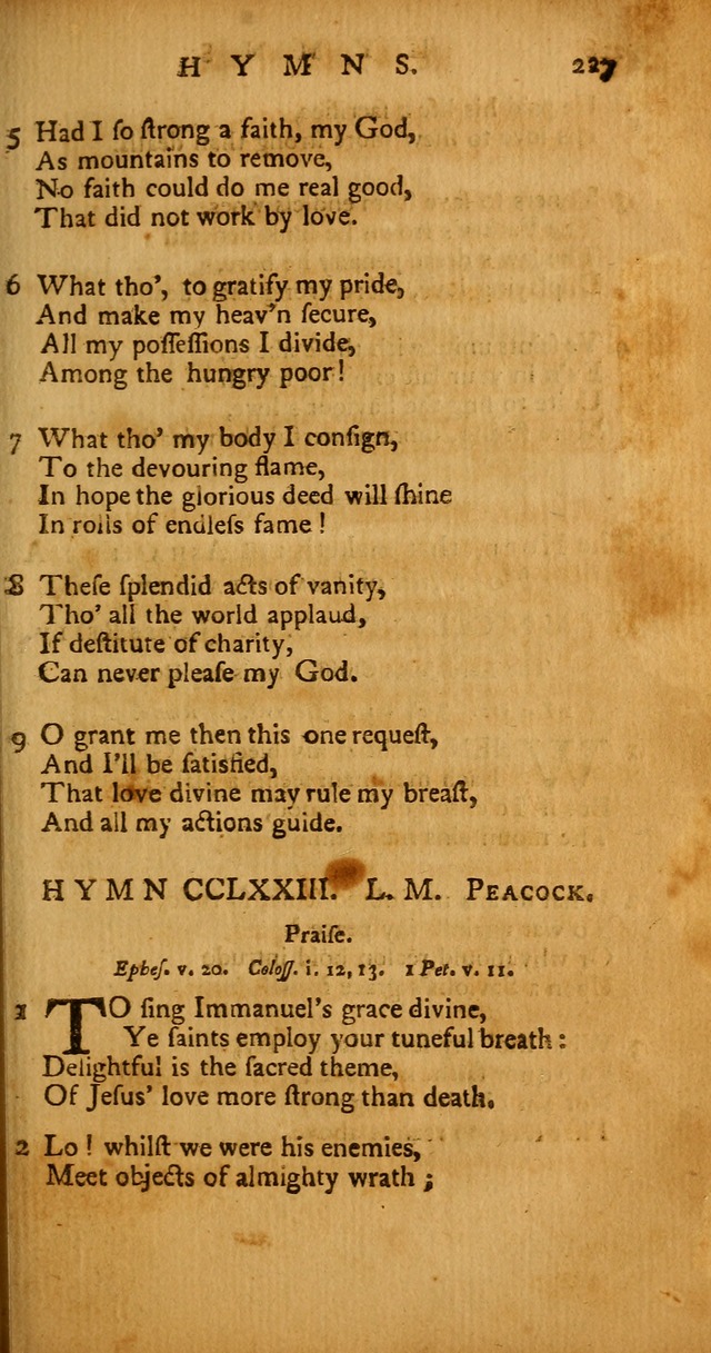 Psalms, Hymns and Spiritual Songs: selected and original, designed for the use of the Church Universal in public and private devotion page 227