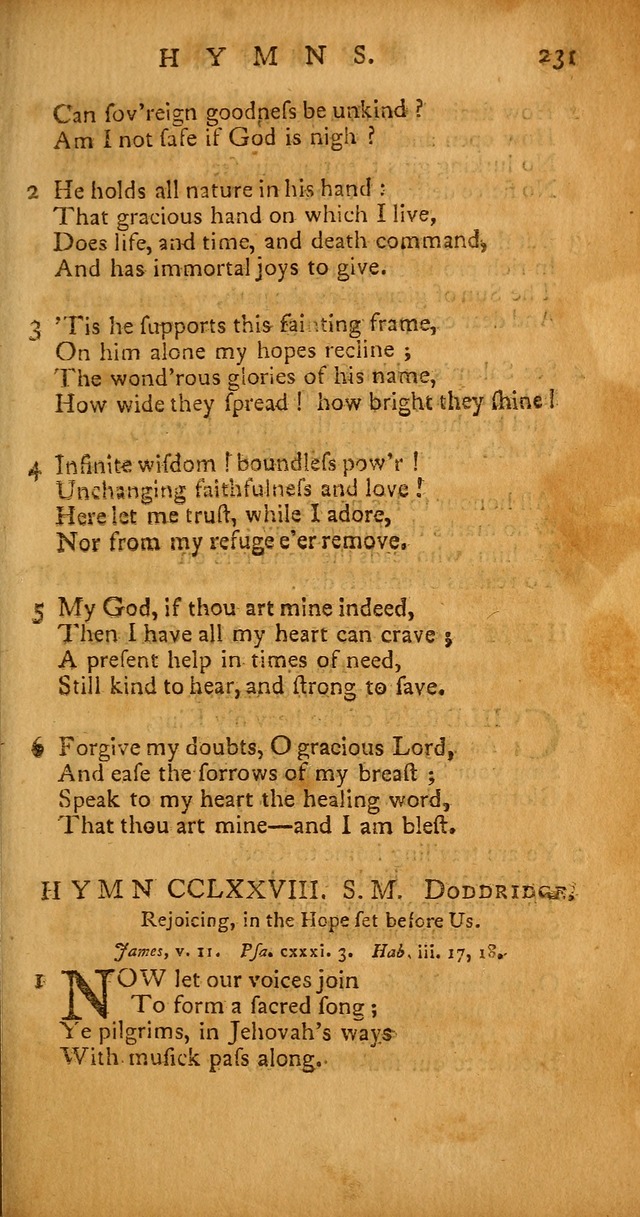 Psalms, Hymns and Spiritual Songs: selected and original, designed for the use of the Church Universal in public and private devotion page 231