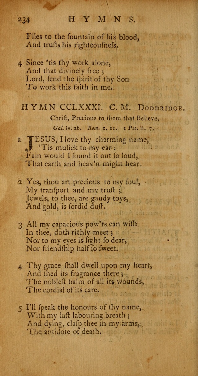 Psalms, Hymns and Spiritual Songs: selected and original, designed for the use of the Church Universal in public and private devotion page 234