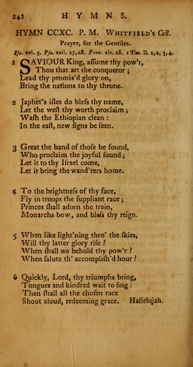 Psalms, Hymns and Spiritual Songs: selected and original, designed for the use of the Church Universal in public and private devotion page 242