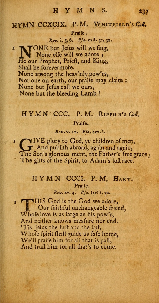 Psalms, Hymns and Spiritual Songs: selected and original, designed for the use of the Church Universal in public and private devotion page 247