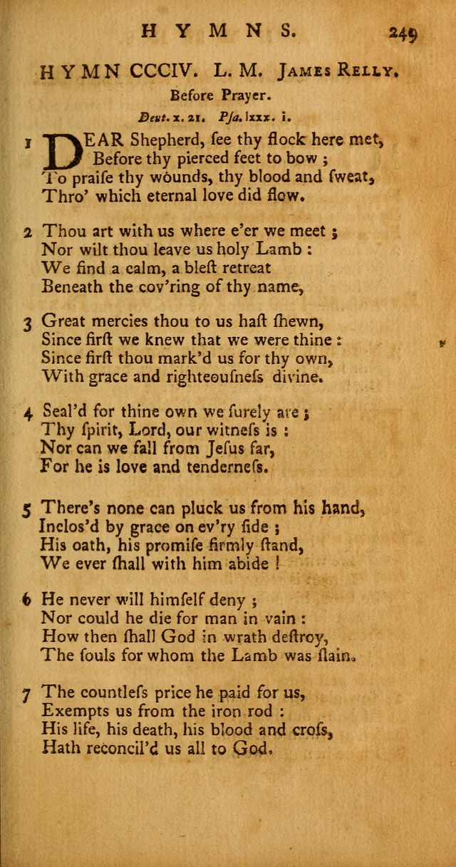 Psalms, Hymns and Spiritual Songs: selected and original, designed for the use of the Church Universal in public and private devotion page 249