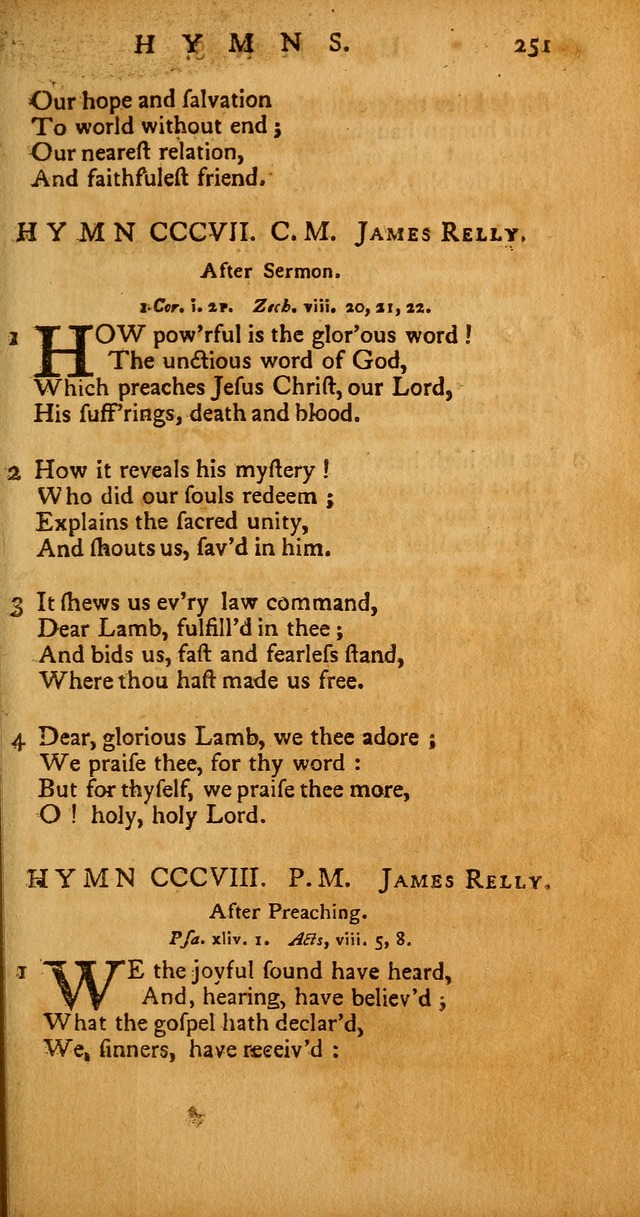 Psalms, Hymns and Spiritual Songs: selected and original, designed for the use of the Church Universal in public and private devotion page 251