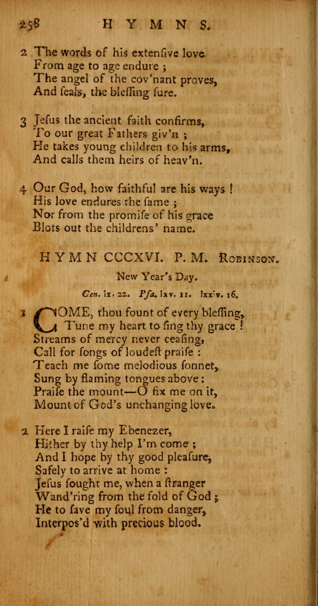 Psalms, Hymns and Spiritual Songs: selected and original, designed for the use of the Church Universal in public and private devotion page 258