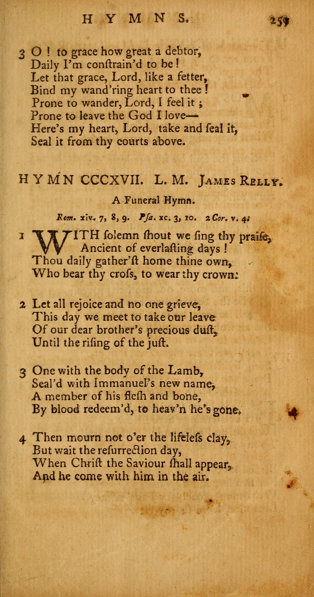 Psalms, Hymns and Spiritual Songs: selected and original, designed for the use of the Church Universal in public and private devotion page 259