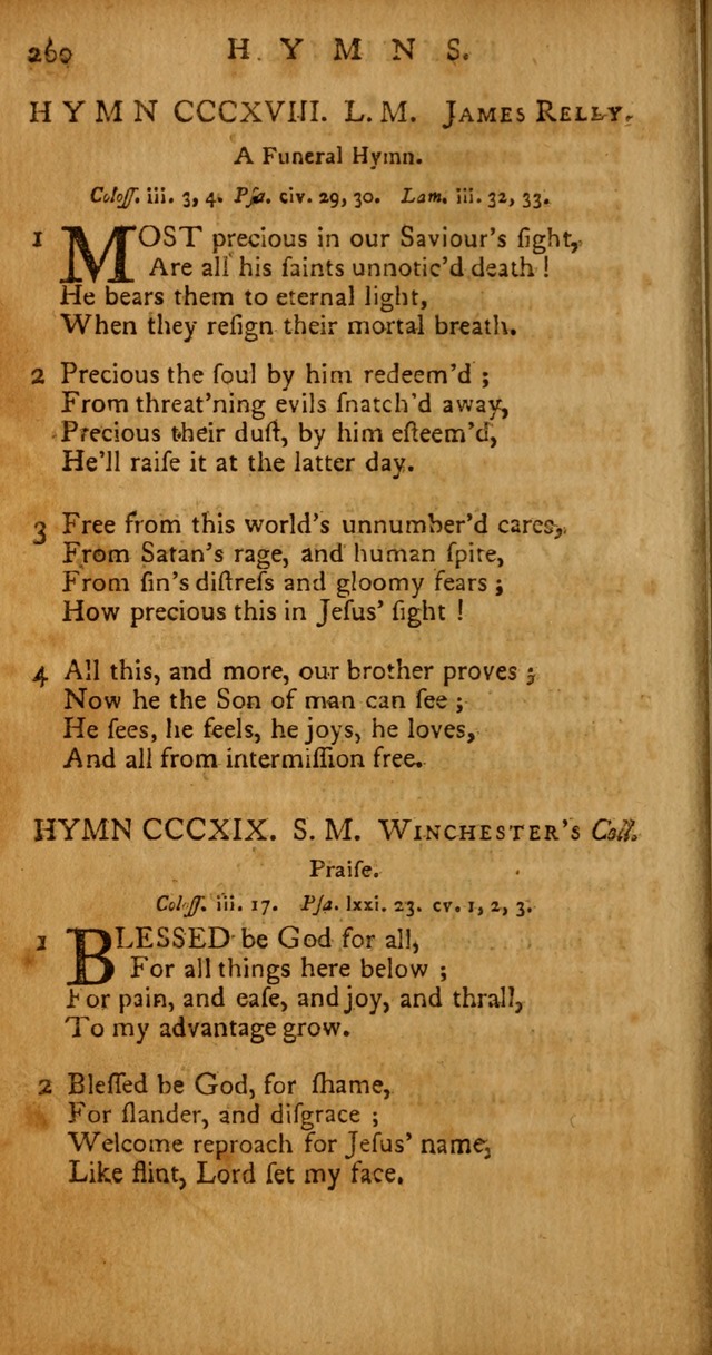 Psalms, Hymns and Spiritual Songs: selected and original, designed for the use of the Church Universal in public and private devotion page 260