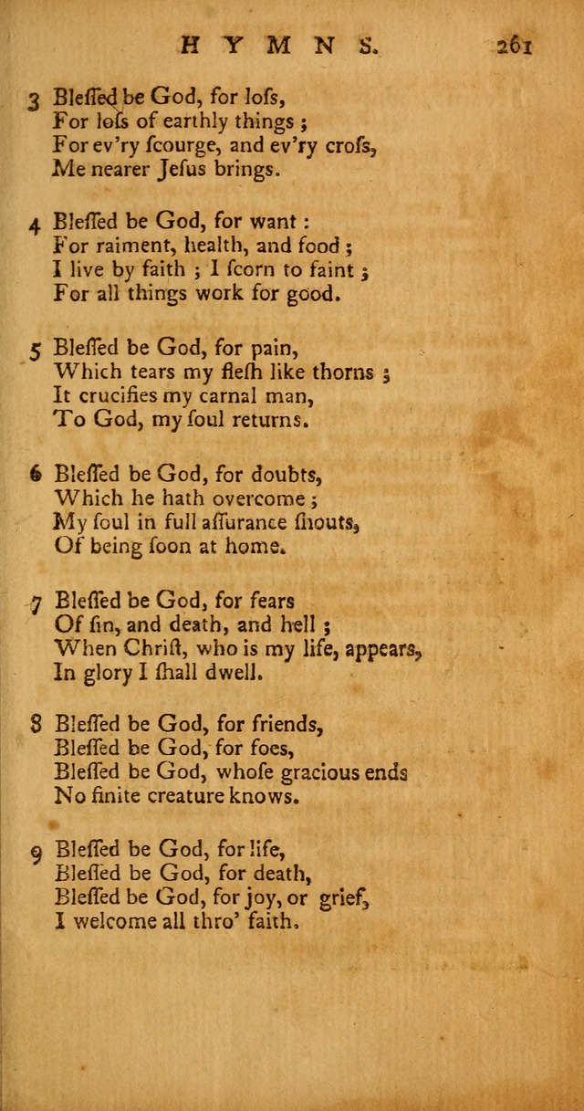 Psalms, Hymns and Spiritual Songs: selected and original, designed for the use of the Church Universal in public and private devotion page 261