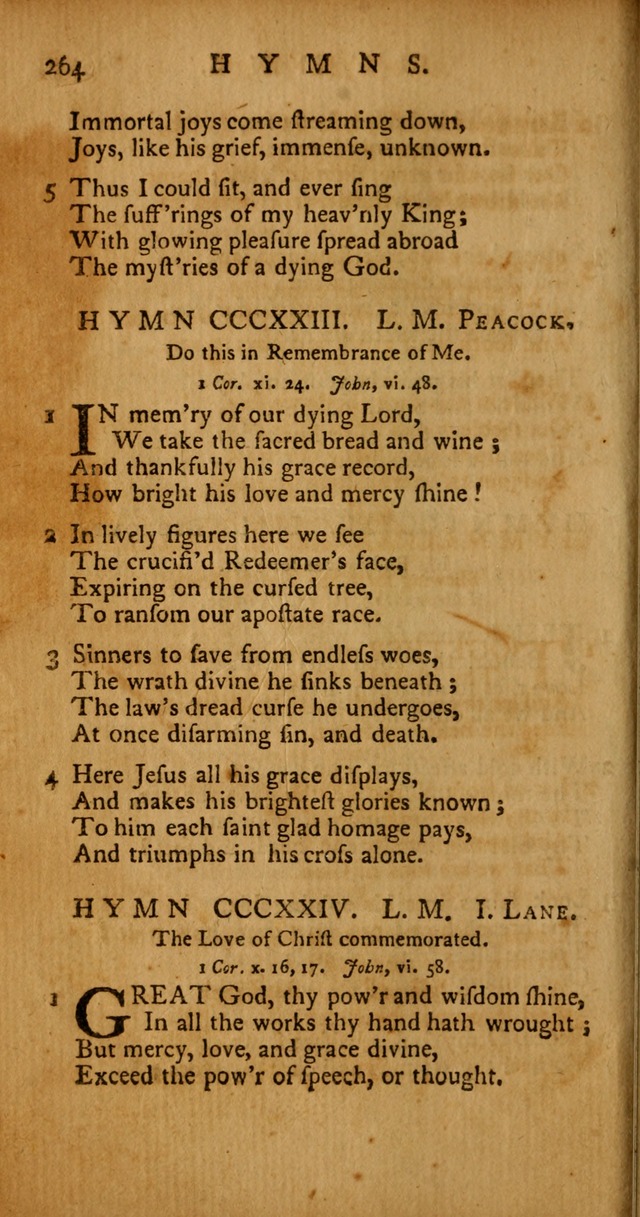 Psalms, Hymns and Spiritual Songs: selected and original, designed for the use of the Church Universal in public and private devotion page 264