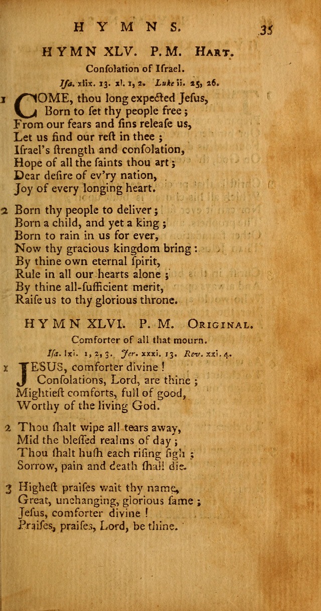 Psalms, Hymns and Spiritual Songs: selected and original, designed for the use of the Church Universal in public and private devotion page 35