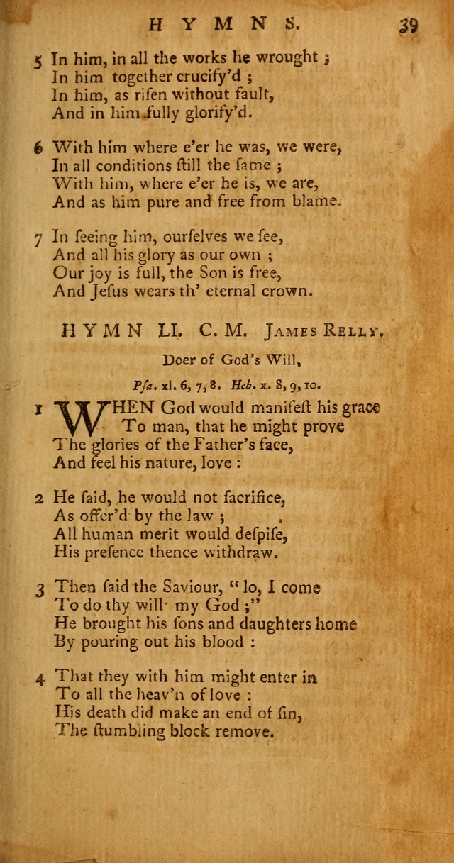 Psalms, Hymns and Spiritual Songs: selected and original, designed for the use of the Church Universal in public and private devotion page 39