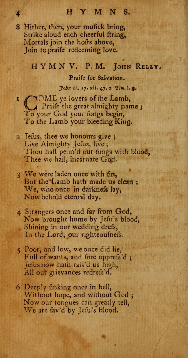 Psalms, Hymns and Spiritual Songs: selected and original, designed for the use of the Church Universal in public and private devotion page 4