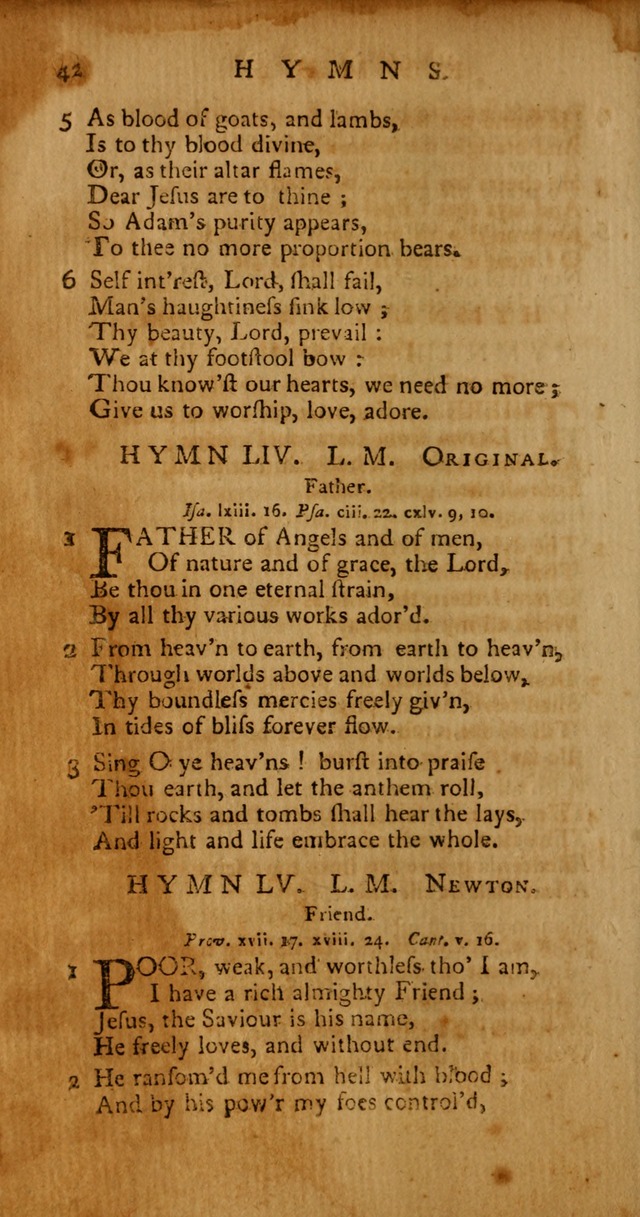 Psalms, Hymns and Spiritual Songs: selected and original, designed for the use of the Church Universal in public and private devotion page 42