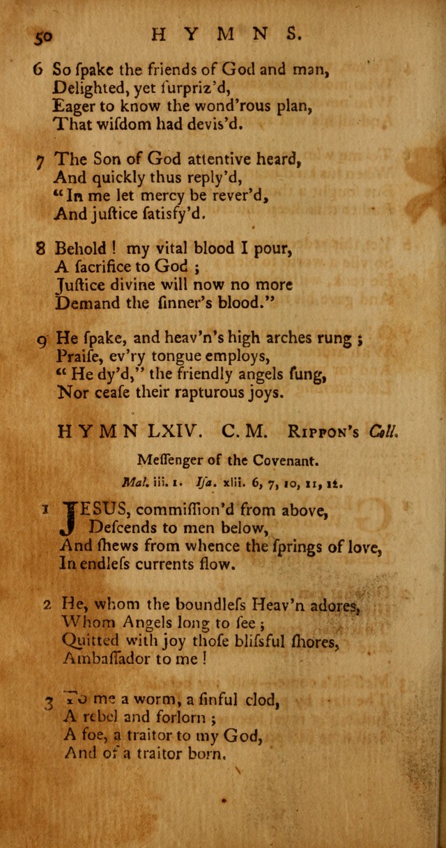 Psalms, Hymns and Spiritual Songs: selected and original, designed for the use of the Church Universal in public and private devotion page 50