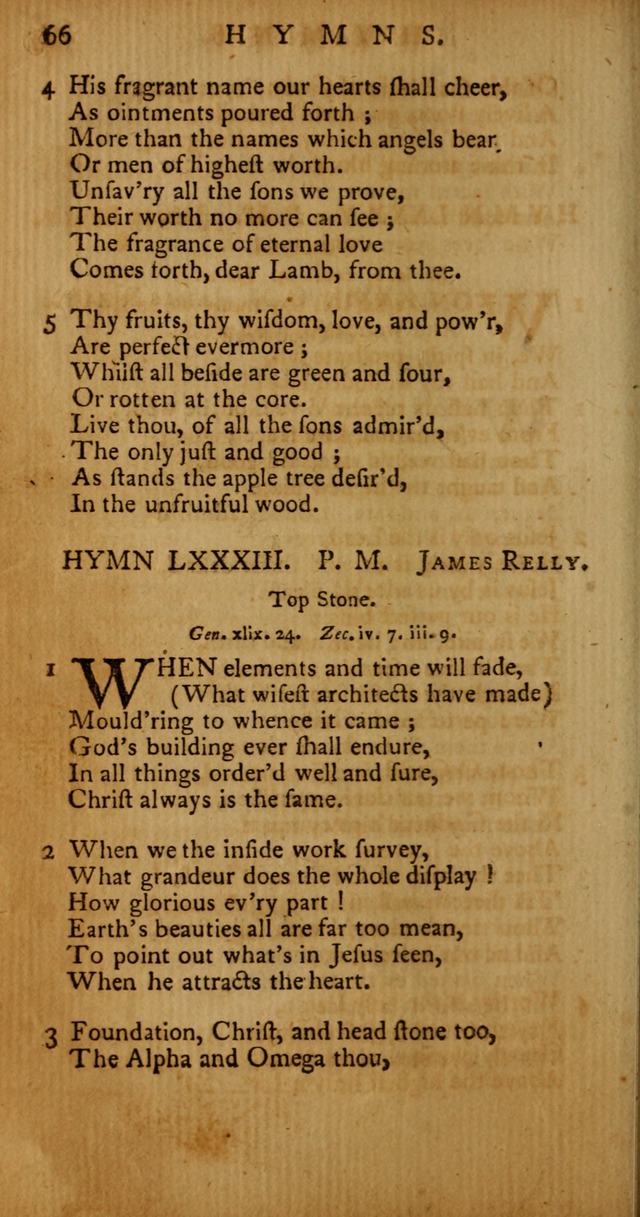 Psalms, Hymns and Spiritual Songs: selected and original, designed for the use of the Church Universal in public and private devotion page 66