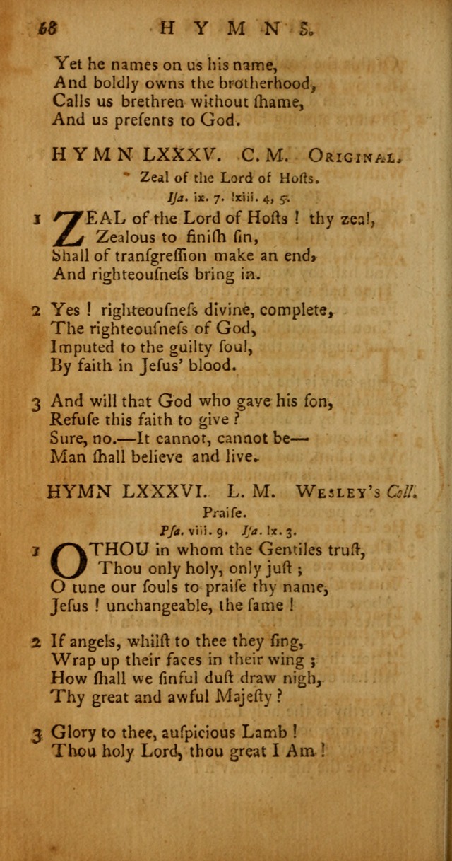 Psalms, Hymns and Spiritual Songs: selected and original, designed for the use of the Church Universal in public and private devotion page 68