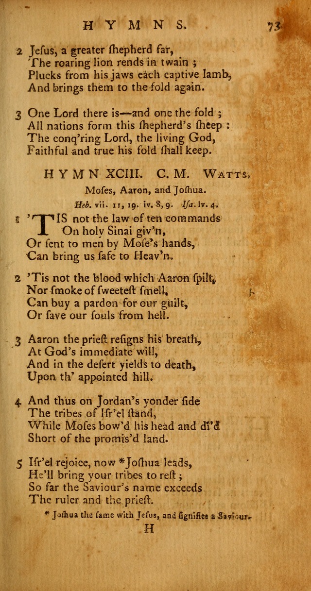 Psalms, Hymns and Spiritual Songs: selected and original, designed for the use of the Church Universal in public and private devotion page 73