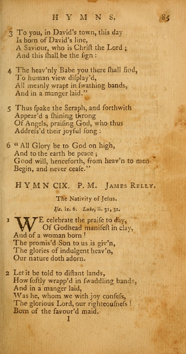 Psalms, Hymns and Spiritual Songs: selected and original, designed for the use of the Church Universal in public and private devotion page 85