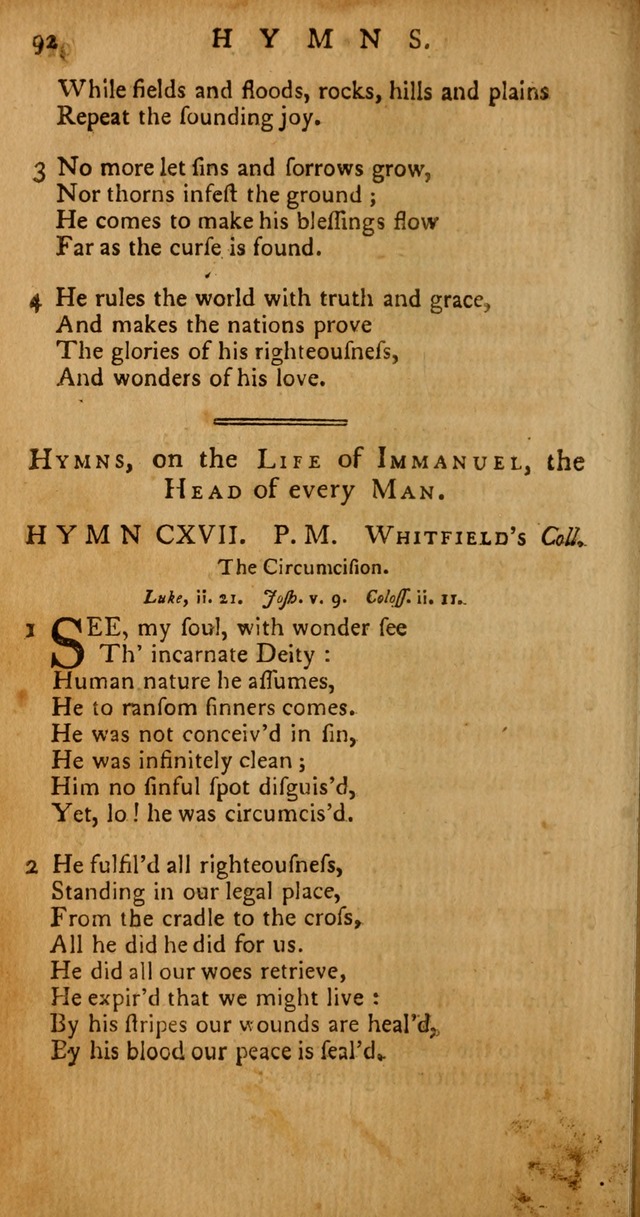 Psalms, Hymns and Spiritual Songs: selected and original, designed for the use of the Church Universal in public and private devotion page 92