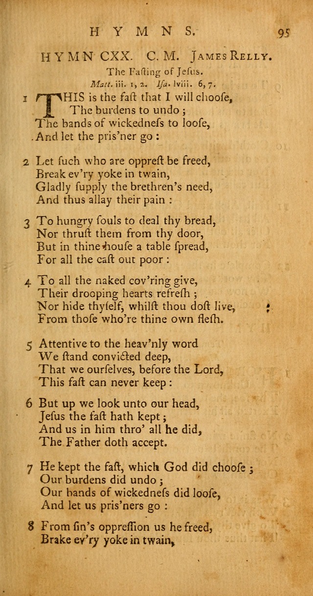 Psalms, Hymns and Spiritual Songs: selected and original, designed for the use of the Church Universal in public and private devotion page 95